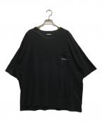 TIGHTBOOTH PRODUCTIONタイトブースプロダクション）の古着「ポケットTシャツ」｜ブラック
