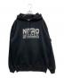 NITRICH（ナイトリッチ）の古着「LOGO HOODIE」｜ブラック