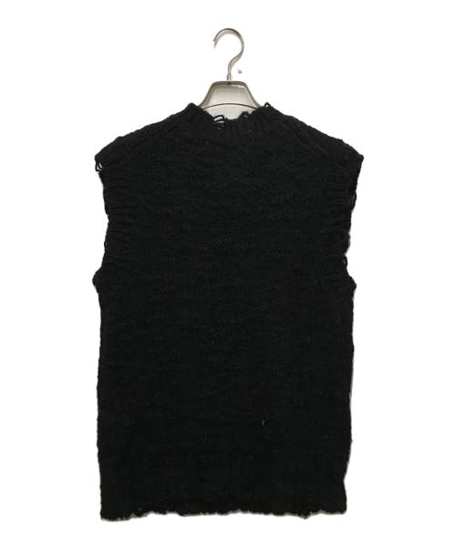 Acne studios（アクネ ストゥディオス）Acne studios (アクネ ストゥディオス) ニットベスト ブラック サイズ:Lの古着・服飾アイテム