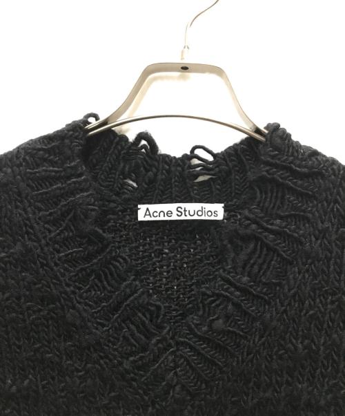 Acne studios（アクネ ストゥディオス）Acne studios (アクネ ストゥディオス) ニットベスト ブラック サイズ:Lの古着・服飾アイテム