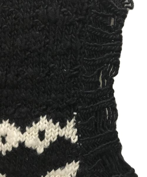 Acne studios（アクネ ストゥディオス）Acne studios (アクネ ストゥディオス) ニットベスト ブラック サイズ:Lの古着・服飾アイテム