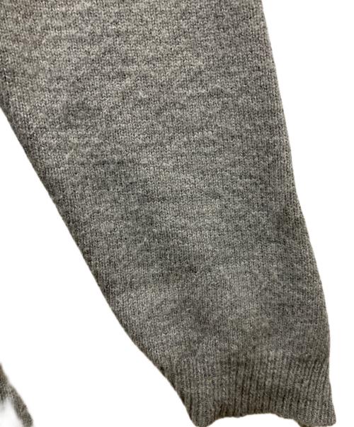 COMME des GARCONS SHIRT（コムデギャルソンシャツ）COMME des GARCONS SHIRT (コムデギャルソンシャツ) アシンメトリーセーター グレー サイズ:Lの古着・服飾アイテム