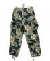 ERL（イーアールエル）の古着「Straight Floral Print Cargo Pants」｜グリーン