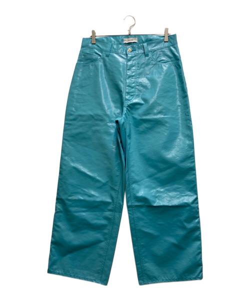 FACETASM（ファセッタズム）FACETASM (ファセッタズム) BIG HEART PANTS ブルー サイズ:3の古着・服飾アイテム