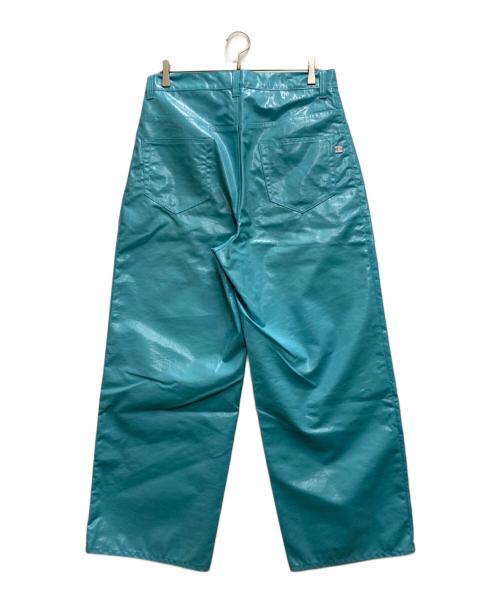 FACETASM（ファセッタズム）FACETASM (ファセッタズム) BIG HEART PANTS ブルー サイズ:3の古着・服飾アイテム