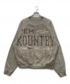 KAPITALキャピタル）の古着「Grizzly Sweat Shirts」｜グレー