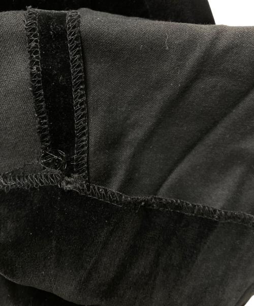 COMME des GARCONS HOMME PLUS（コムデギャルソンオムプリュス）COMME des GARCONS HOMME PLUS (コムデギャルソンオムプリュス) 側章ベロアタックパンツ ブラック サイズ:XSの古着・服飾アイテム