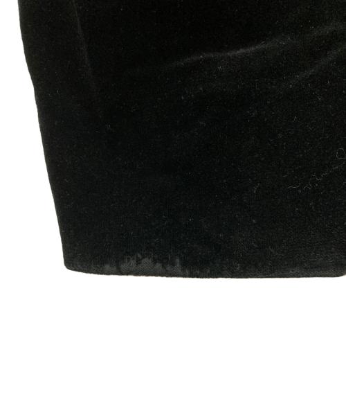 COMME des GARCONS HOMME PLUS（コムデギャルソンオムプリュス）COMME des GARCONS HOMME PLUS (コムデギャルソンオムプリュス) 側章ベロアタックパンツ ブラック サイズ:XSの古着・服飾アイテム