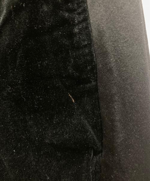 COMME des GARCONS HOMME PLUS（コムデギャルソンオムプリュス）COMME des GARCONS HOMME PLUS (コムデギャルソンオムプリュス) 側章ベロアタックパンツ ブラック サイズ:XSの古着・服飾アイテム