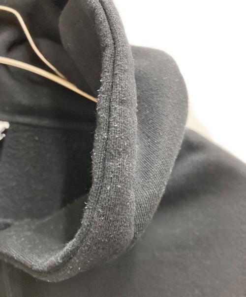 maison kitsune（メゾンキツネ）MAISON KITSUNE (メゾンキツネ) MINI HANDWRITING RELAXED HOODIE ブラック サイズ:不明の古着・服飾アイテム