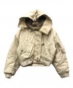 Acne studiosアクネ ストゥディオス）の古着「N-2B型ボンバージャケット」｜ホワイト