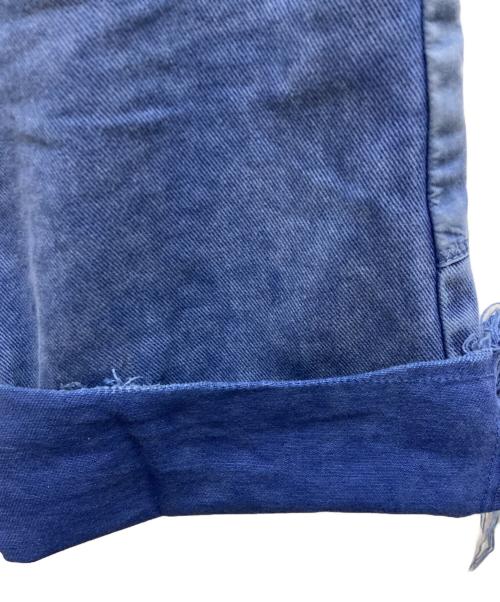 ERL（イーアールエル）ERL (イーアールエル) Patchwork high-rise flared jeans ブルー サイズ:XSの古着・服飾アイテム