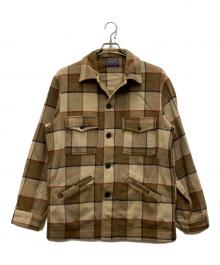 PENDLETON（ペンドルトン）の古着「70'sネルシャツジャケット」｜ベージュ