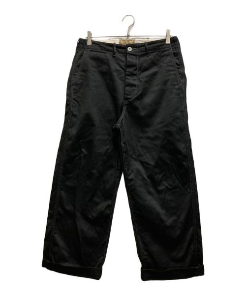 william gibson（ウィリアム ギブスン）WILLIAM GIBSON (ウィリアム ギブスン) BLACK CHINO 1942 MODEL ブラック サイズ: 33/35の古着・服飾アイテム