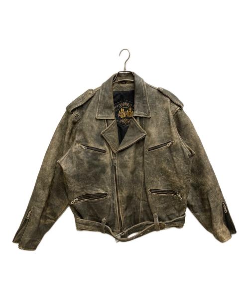 PANTERA（パンテラ）PANTERA (パンテラ) 90'Sダブルライダースジャケット ブラック サイズ:XXLの古着・服飾アイテム