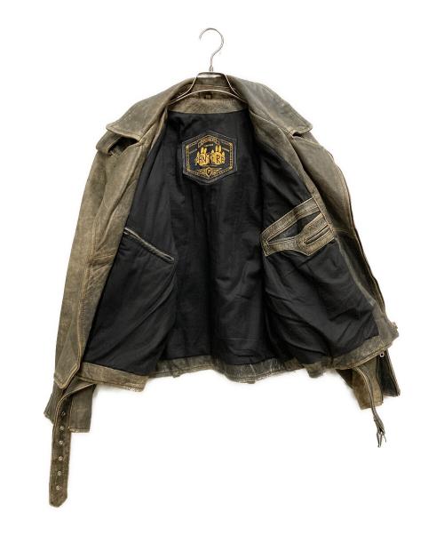 PANTERA（パンテラ）PANTERA (パンテラ) 90'Sダブルライダースジャケット ブラック サイズ:XXLの古着・服飾アイテム