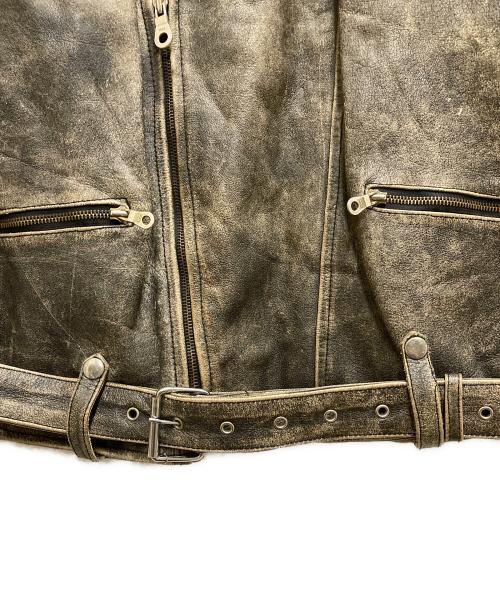 PANTERA（パンテラ）PANTERA (パンテラ) 90'Sダブルライダースジャケット ブラック サイズ:XXLの古着・服飾アイテム