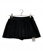 THEREDTHREADザレッドスレッド）の古着「ring pleats skirt full」｜ブラック
