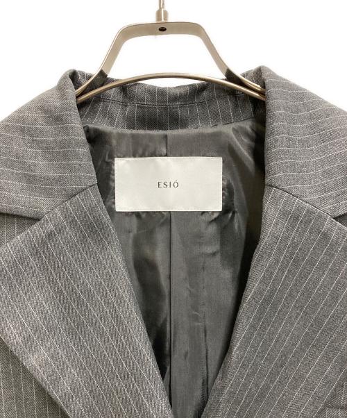 ESIÓ（エシオ）ESIO (エシオ) Jacket rompers グレー サイズ:FREEの古着・服飾アイテム