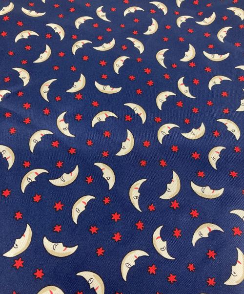 HERMES（エルメス）HERMES (エルメス) シルク×アンゴラストール ネイビーの古着・服飾アイテム