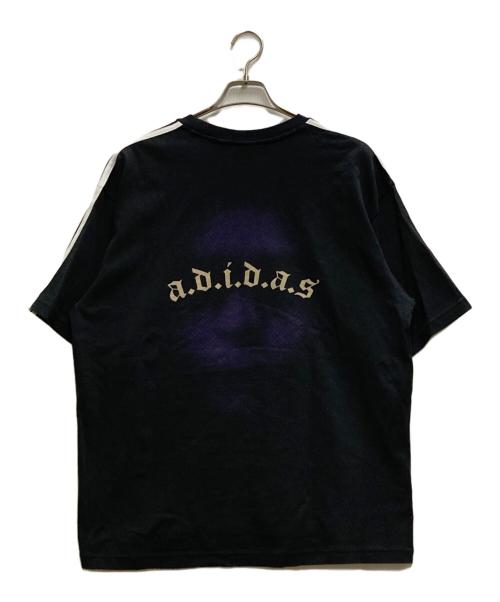 adidas（アディダス）adidas (アディダス) Korn (コーン) プリントTシャツ ブラック サイズ:Ⅼの古着・服飾アイテム