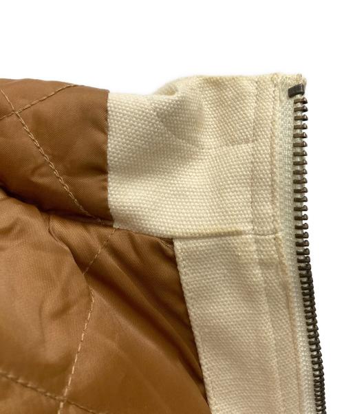 BlackEyePatch（ブラックアイパッチ）BlackEyePatch (ブラックアイパッチ) ペイントダックワークジャケット ベージュ サイズ:Lの古着・服飾アイテム
