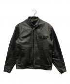 Schottショット）の古着「641シングルライダースジャケット」｜ブラック