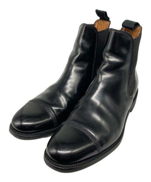 SANDERS（サンダース）SANDERS (サンダース) Military Chelsea Boot ブラック サイズ: 6 1/2の古着・服飾アイテム