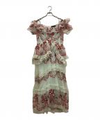 Simone Rochaシモーネ ロシャ）の古着「チュールドレス」｜グリーン