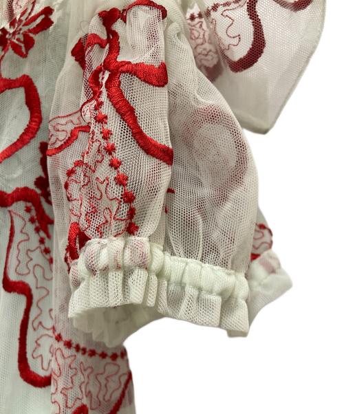 Simone Rocha（シモーネ ロシャ）Simone Rocha (シモーネ ロシャ) チュールドレス グリーン サイズ:UK10の古着・服飾アイテム