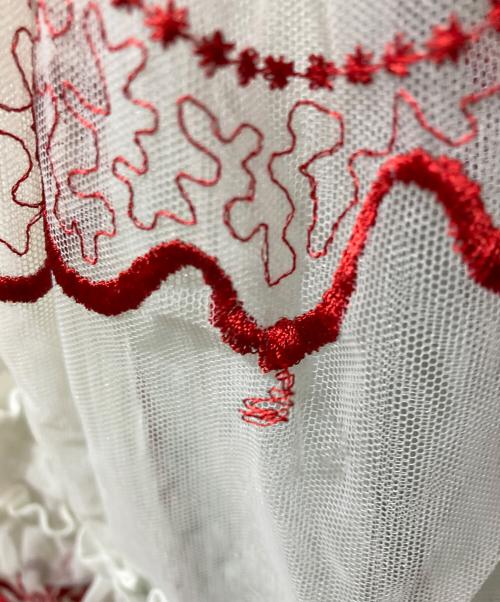 Simone Rocha（シモーネ ロシャ）Simone Rocha (シモーネ ロシャ) チュールドレス グリーン サイズ:UK10の古着・服飾アイテム