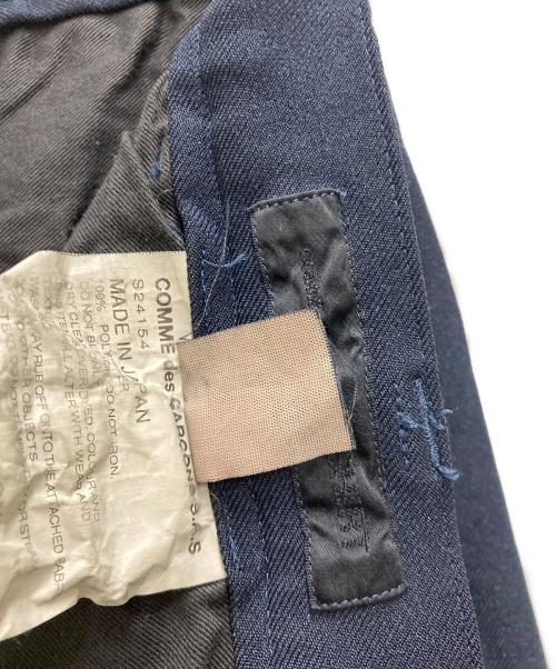 COMME des GARCONS SHIRT（コムデギャルソンシャツ）COMME des GARCONS SHIRT (コムデギャルソンシャツ) ボンテージパンツ ネイビー サイズ:XSの古着・服飾アイテム