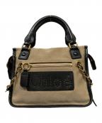 Chloeクロエ）の古着「ヴィクトリア2WAYロゴバッグ」｜ベージュ