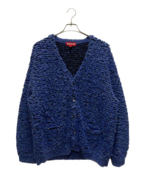 SUPREME（シュプリーム）SUPREME (シュプリーム) Textured Knotted Cardigan ブルー サイズ:XLの古着・服飾アイテム