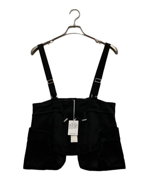 UN3D.（アンスリード）UN3D. (アンスリード) CORSET DETAIL BELT ブラック サイズ:FREEの古着・服飾アイテム