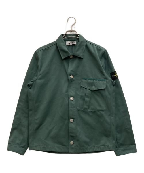 STONE ISLAND（ストーンアイランド）STONE ISLAND (ストーンアイランド) Overshirt グリーン サイズ:Ⅿの古着・服飾アイテム