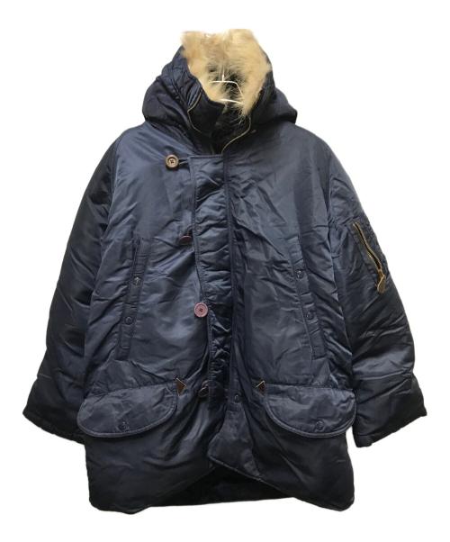 HOUSTON（ヒューストン）HOUSTON (ヒューストン) N-3Bタイプコート ネイビー サイズ:Ｍの古着・服飾アイテム