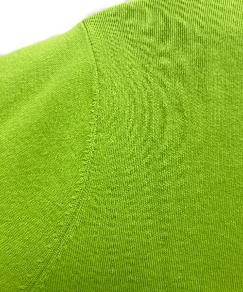 CABAN（キャバン）CABaN (キャバン) コットンカシミヤクルーネックカーディガン グリーン サイズ:Sの古着・服飾アイテム