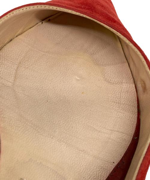 JIMMY CHOO（ジミーチュウ）JIMMY CHOO (ジミーチュウ) ROMY FLAT パンプス レッド サイズ:36の古着・服飾アイテム