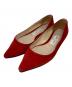 JIMMY CHOO（ジミーチュウ）の古着「ROMY FLAT パンプス」｜レッド