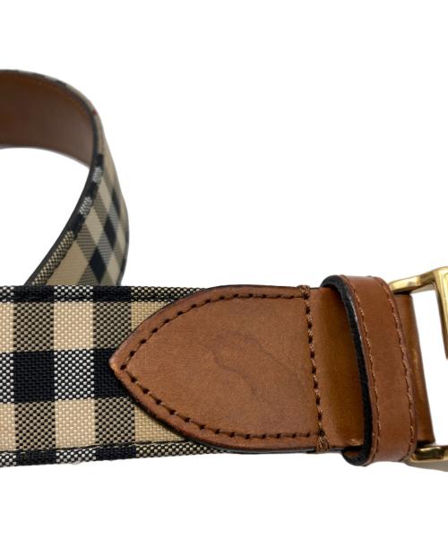 BURBERRY（バーバリー）BURBERRY (バーバリー) ノヴァチェックベルト ベージュの古着・服飾アイテム