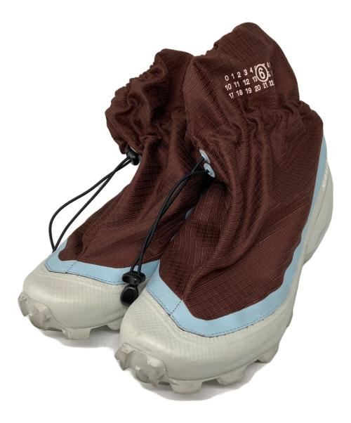 SALOMON（サロモン）SALOMON (サロモン) MM6 Maison Margiela (エムエムシックス メゾンマルジェラ) CROSS MID ブルー×ボルドー サイズ:28cmの古着・服飾アイテム