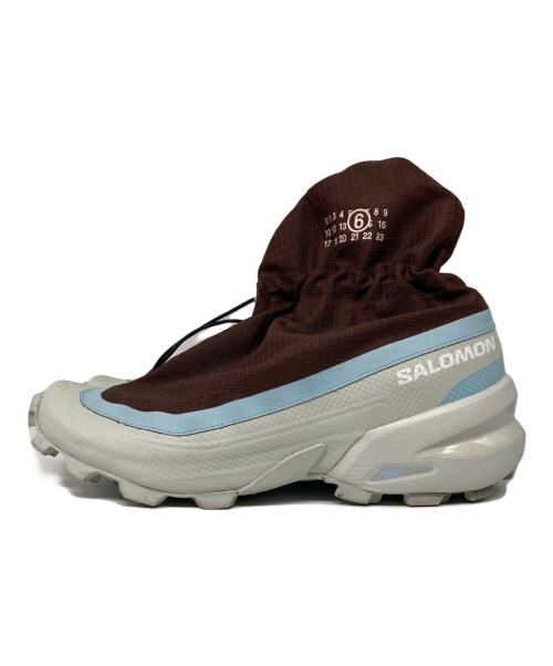 SALOMON（サロモン）SALOMON (サロモン) MM6 Maison Margiela (エムエムシックス メゾンマルジェラ) CROSS MID ブルー×ボルドー サイズ:28cmの古着・服飾アイテム