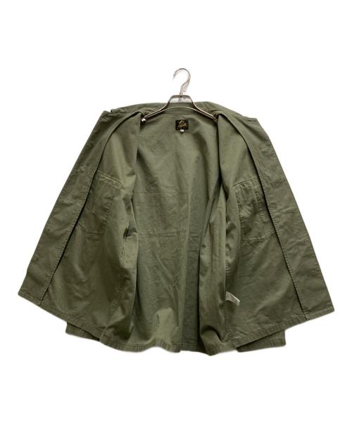 Needles（ニードルズ）Needles (ニードルズ) L/S Fatigue Shirt - Back Sateen カーキ サイズ:Lの古着・服飾アイテム
