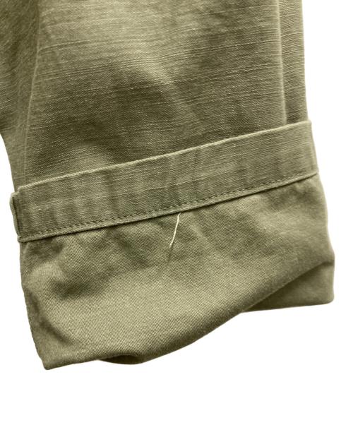 Needles（ニードルズ）Needles (ニードルズ) L/S Fatigue Shirt - Back Sateen カーキ サイズ:Lの古着・服飾アイテム