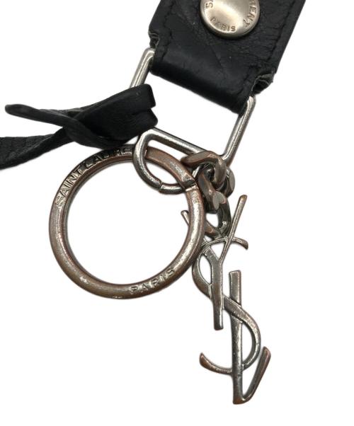 Saint Laurent Paris（サンローランパリ）Saint Laurent Paris (サンローランパリ) YSLKRINGキーホルダー ブラックの古着・服飾アイテム