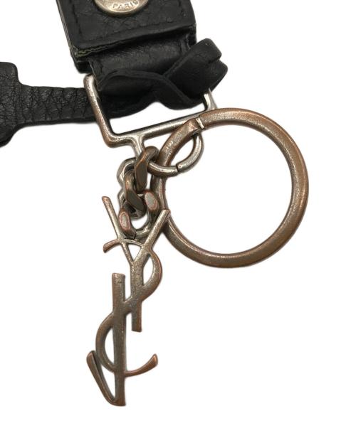 Saint Laurent Paris（サンローランパリ）Saint Laurent Paris (サンローランパリ) YSLKRINGキーホルダー ブラックの古着・服飾アイテム