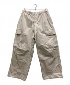 nonnotteノノット）の古着「Cargo Pants Clear Heavy Broadcloth」｜ベージュ