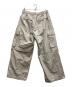 NONNOTTE (ノノット) Cargo Pants Clear Heavy Broadcloth ベージュ サイズ:5：13000円