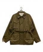 ISSUETHINGSイシューシングス）の古着「TYPE36B サファリジャケット」｜オリーブ